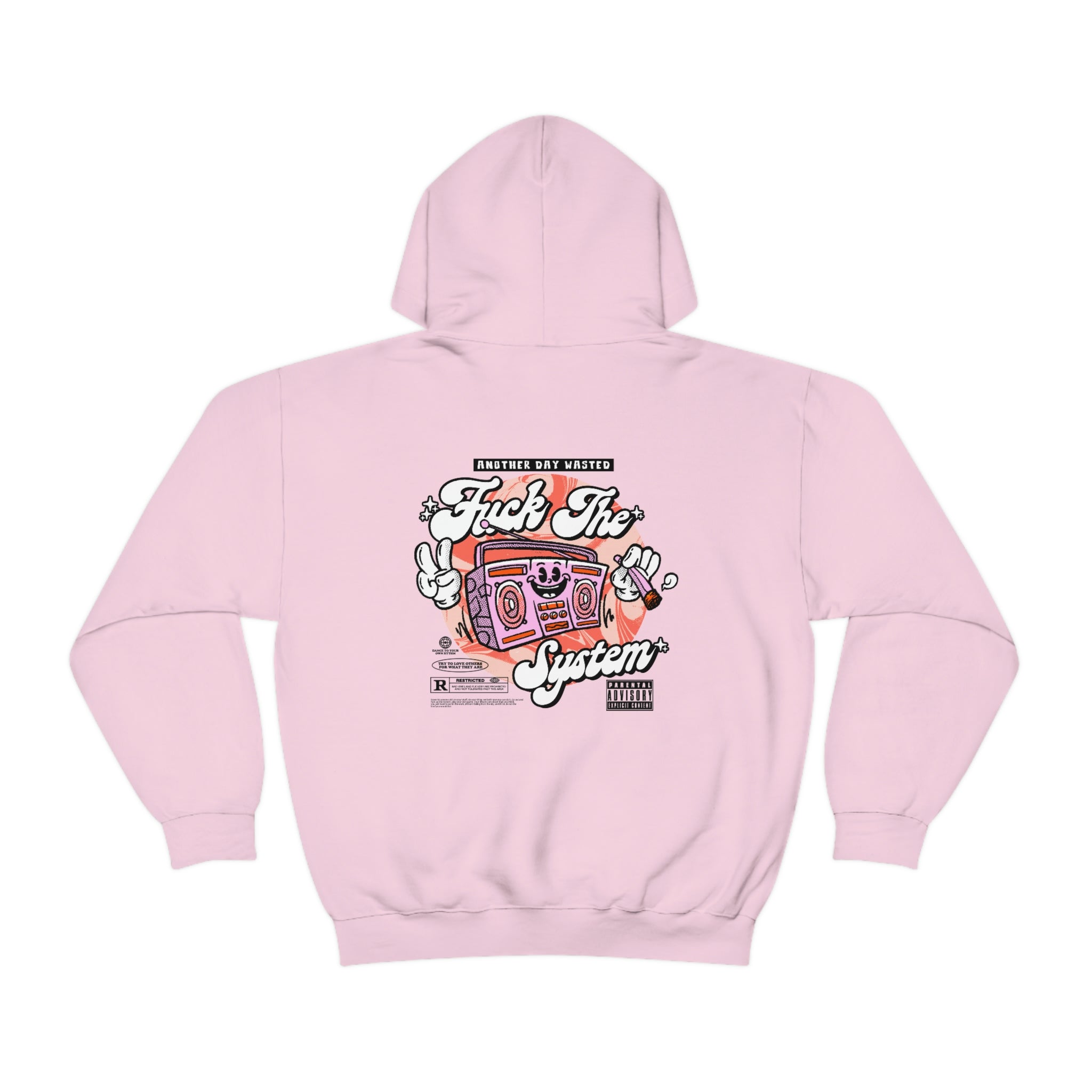 SYSTEM HOODY / PINK