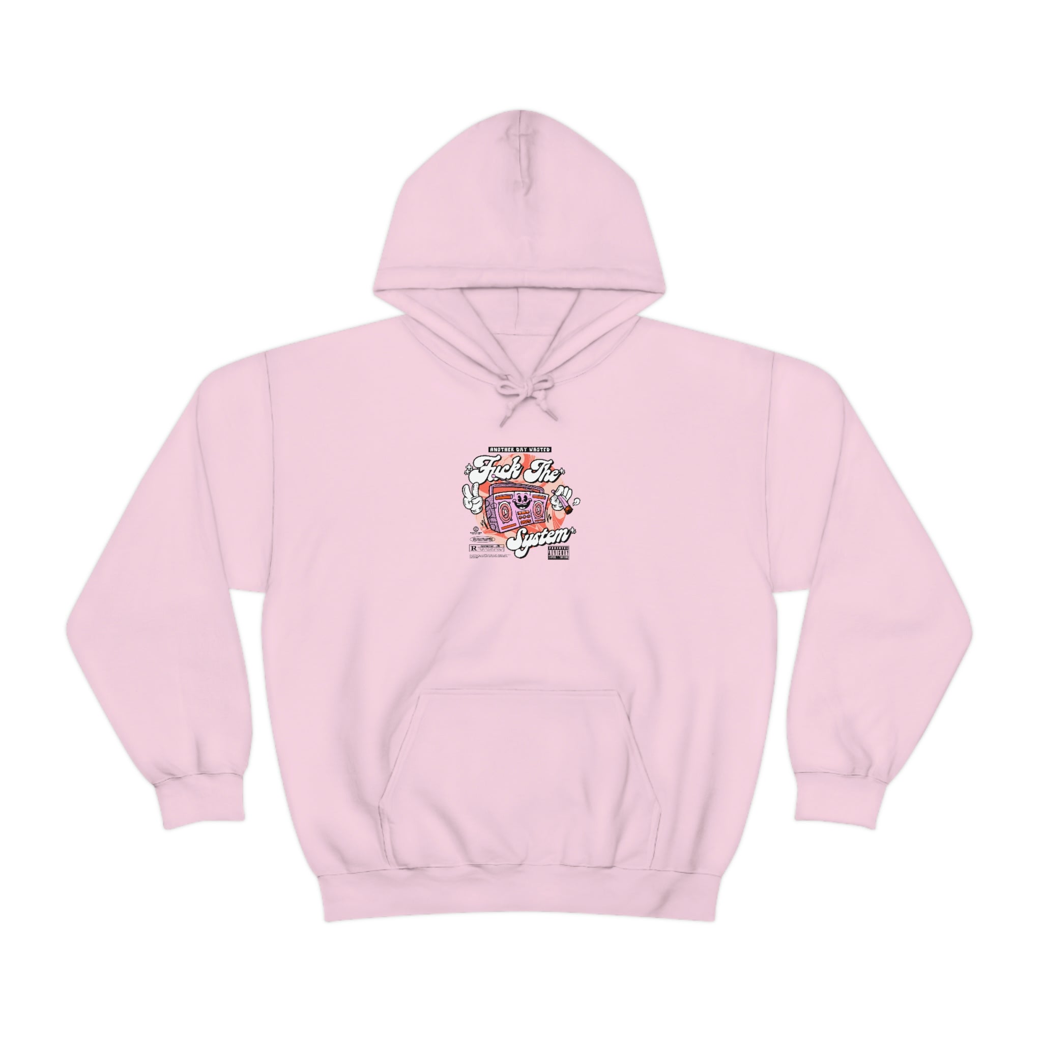 SYSTEM HOODY / PINK